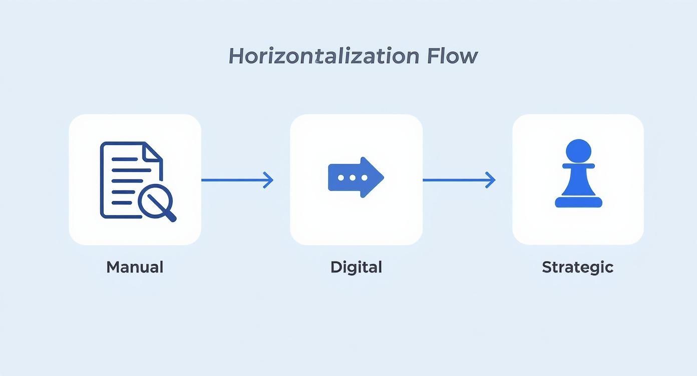 Infographic about digitizing HR processes